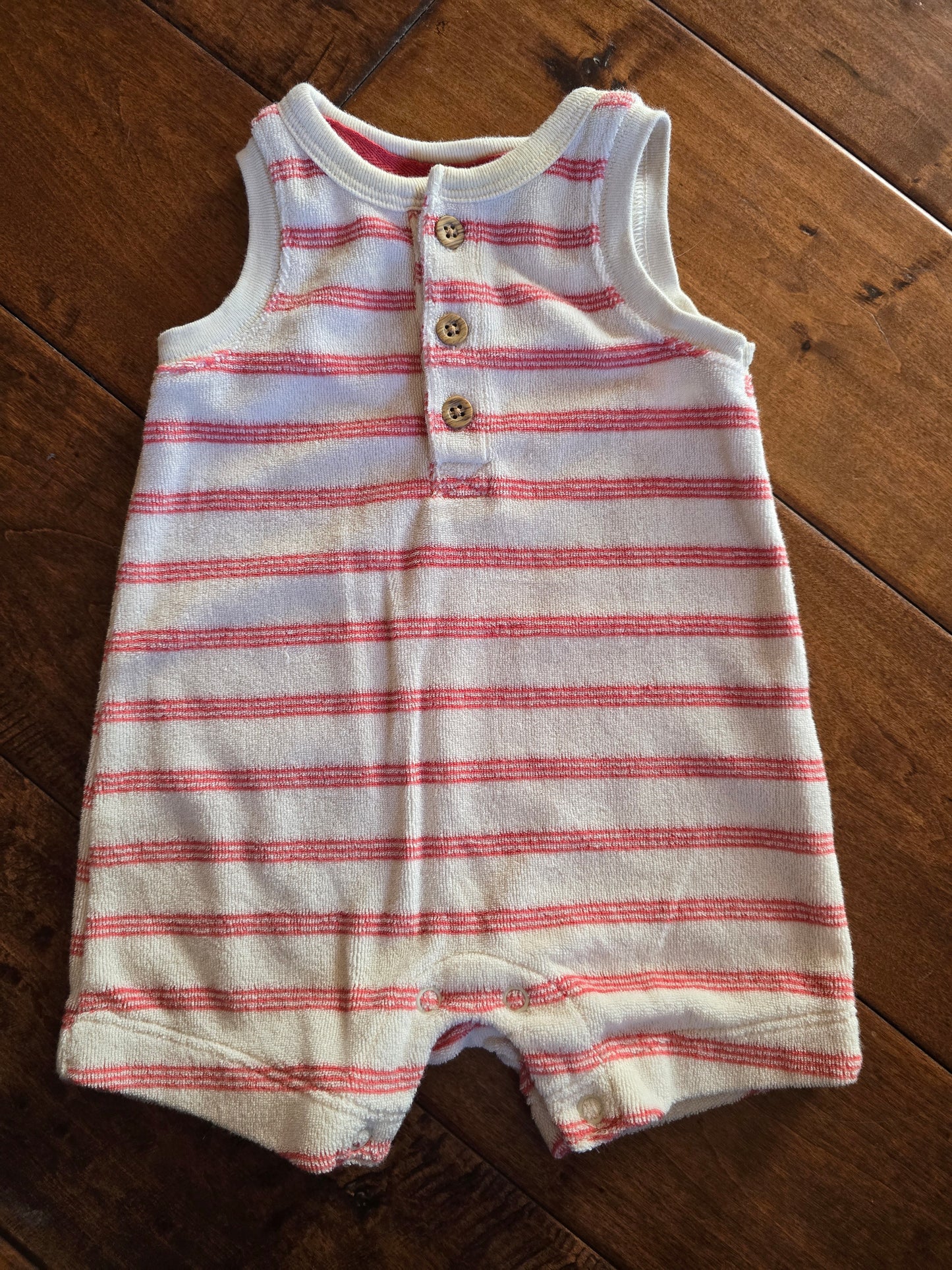 Carter's Red Stripe Tank Jumper-3M