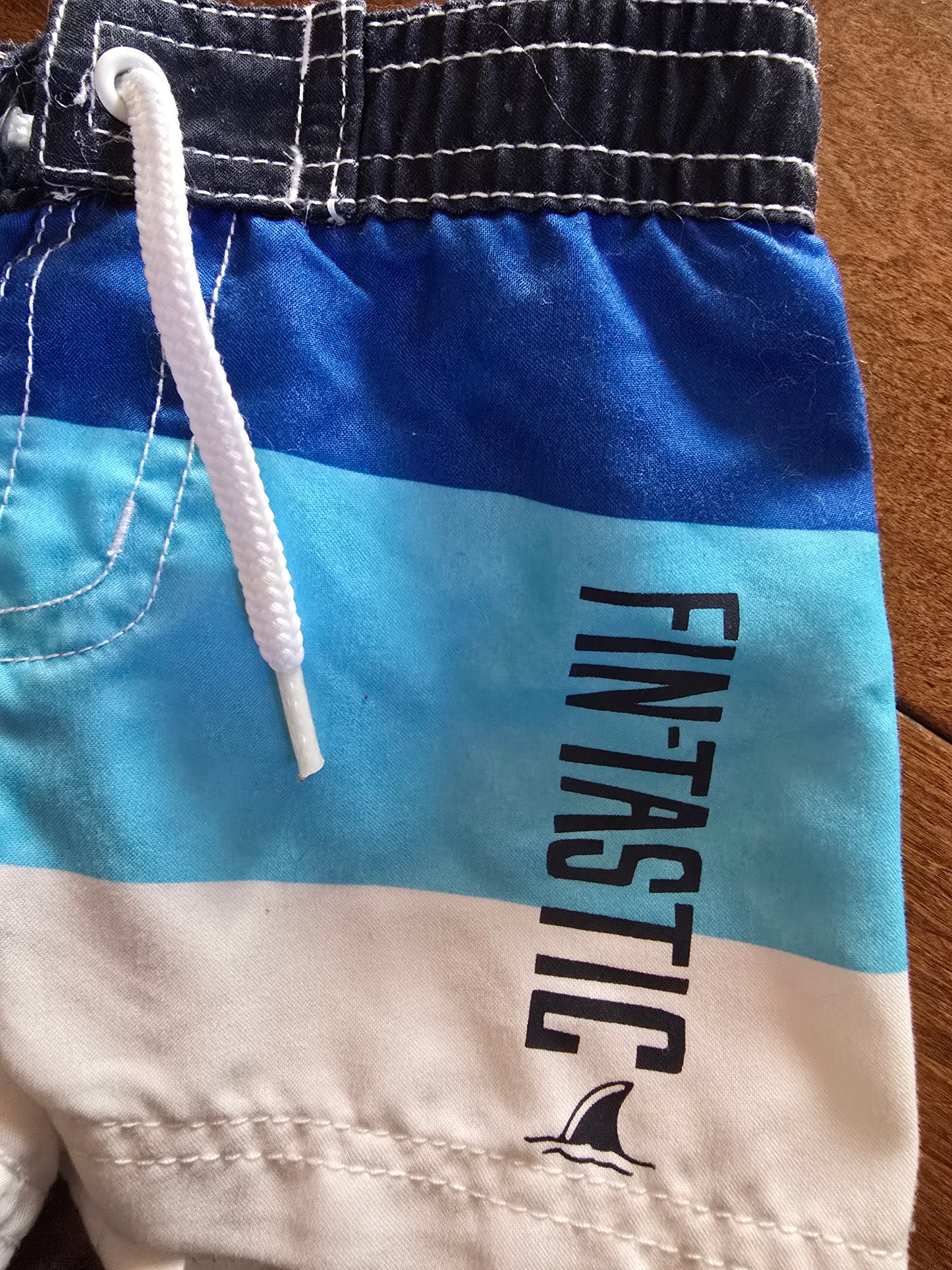 KoalaKids Fin-tastic Swim Trunks-0/3M