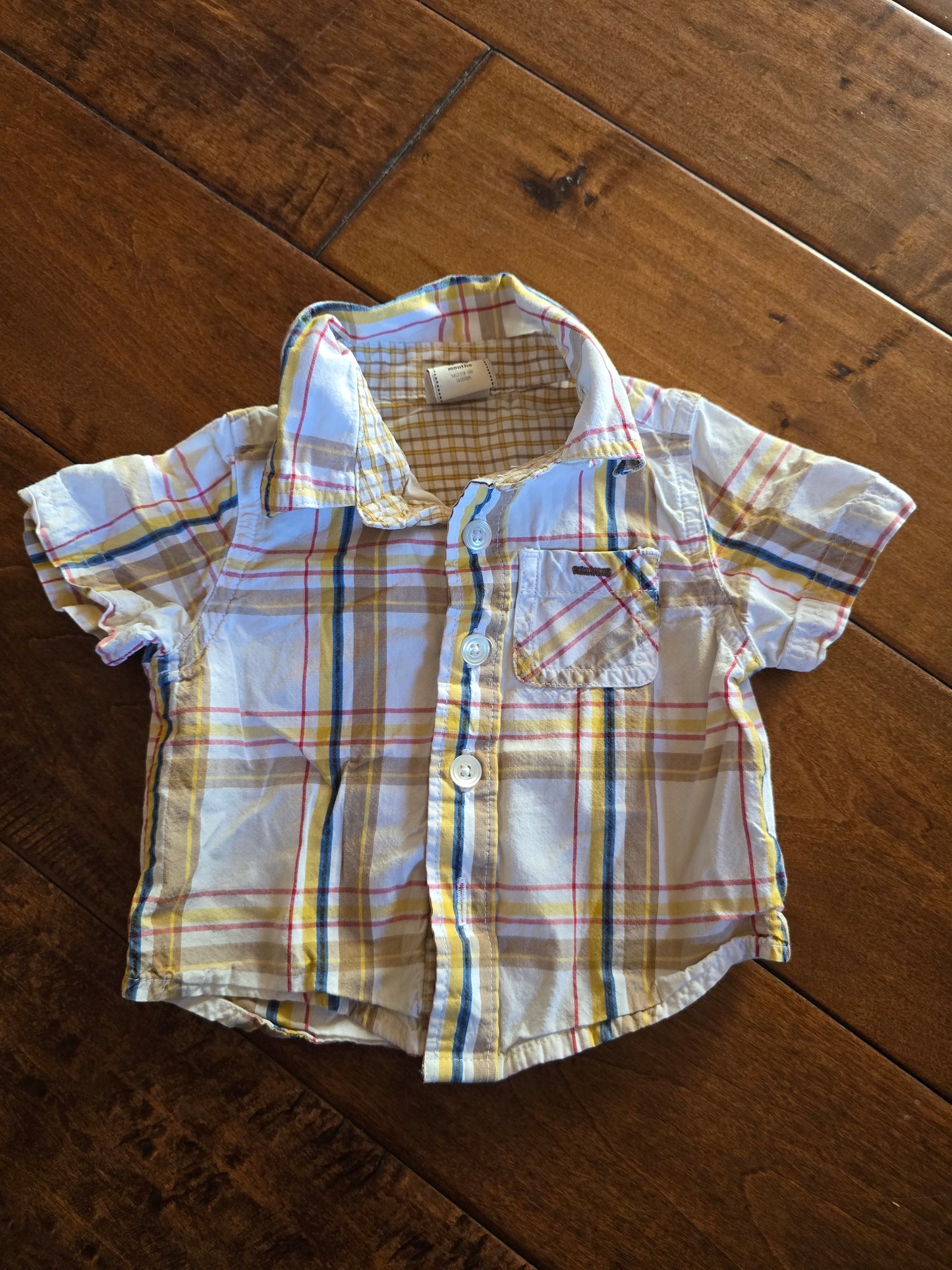 Old Navy Mustard Button Down-0/3M