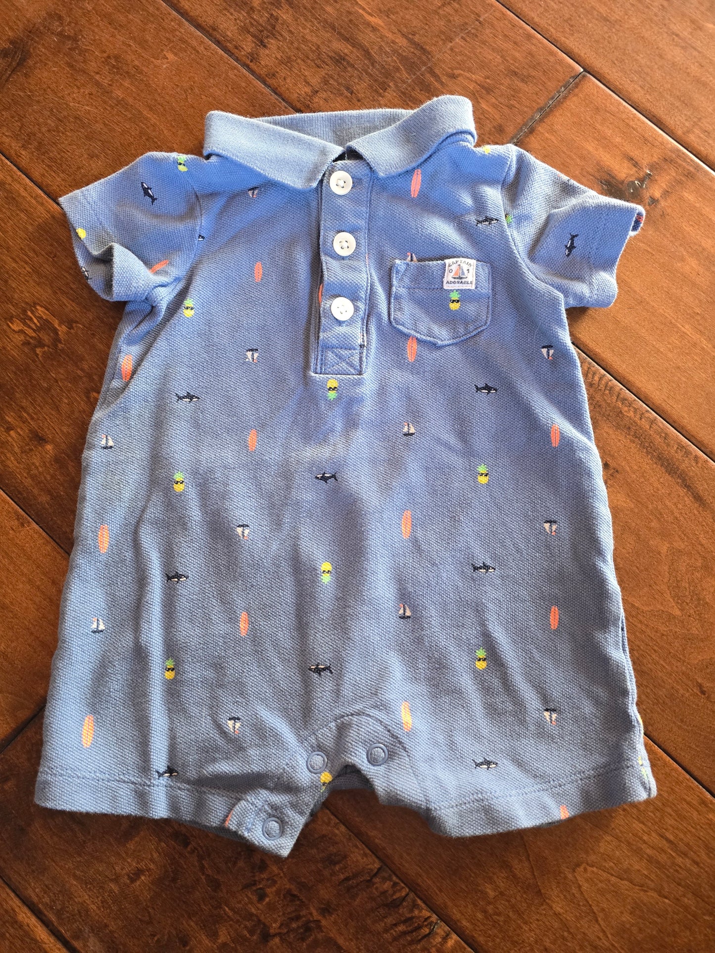 Carter's Polo Short Sleeve Jumper-3M