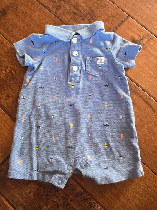 Carter's Polo Short Sleeve Jumper-3M