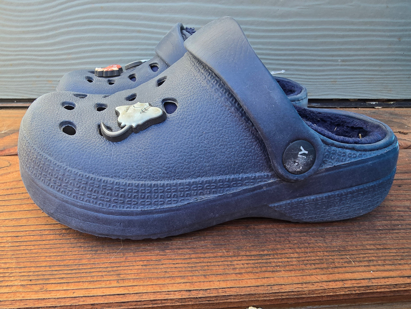 Navy Blue Crocs Style Sandal-12C