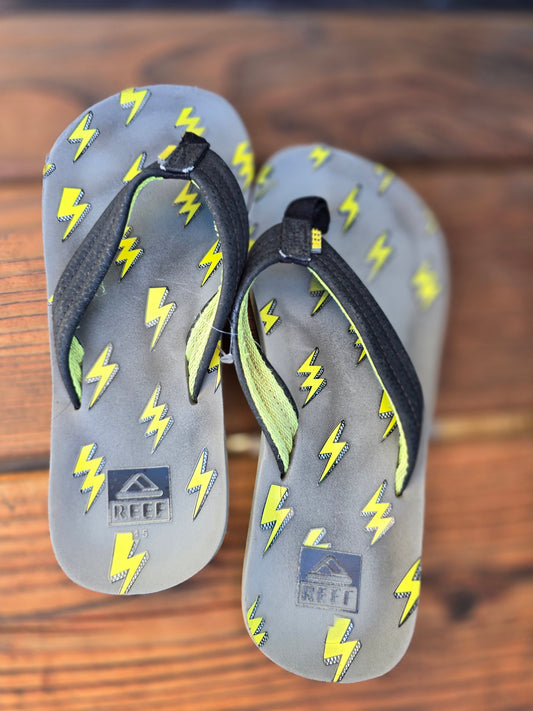 Reef Lightning Flip Flops-2Y