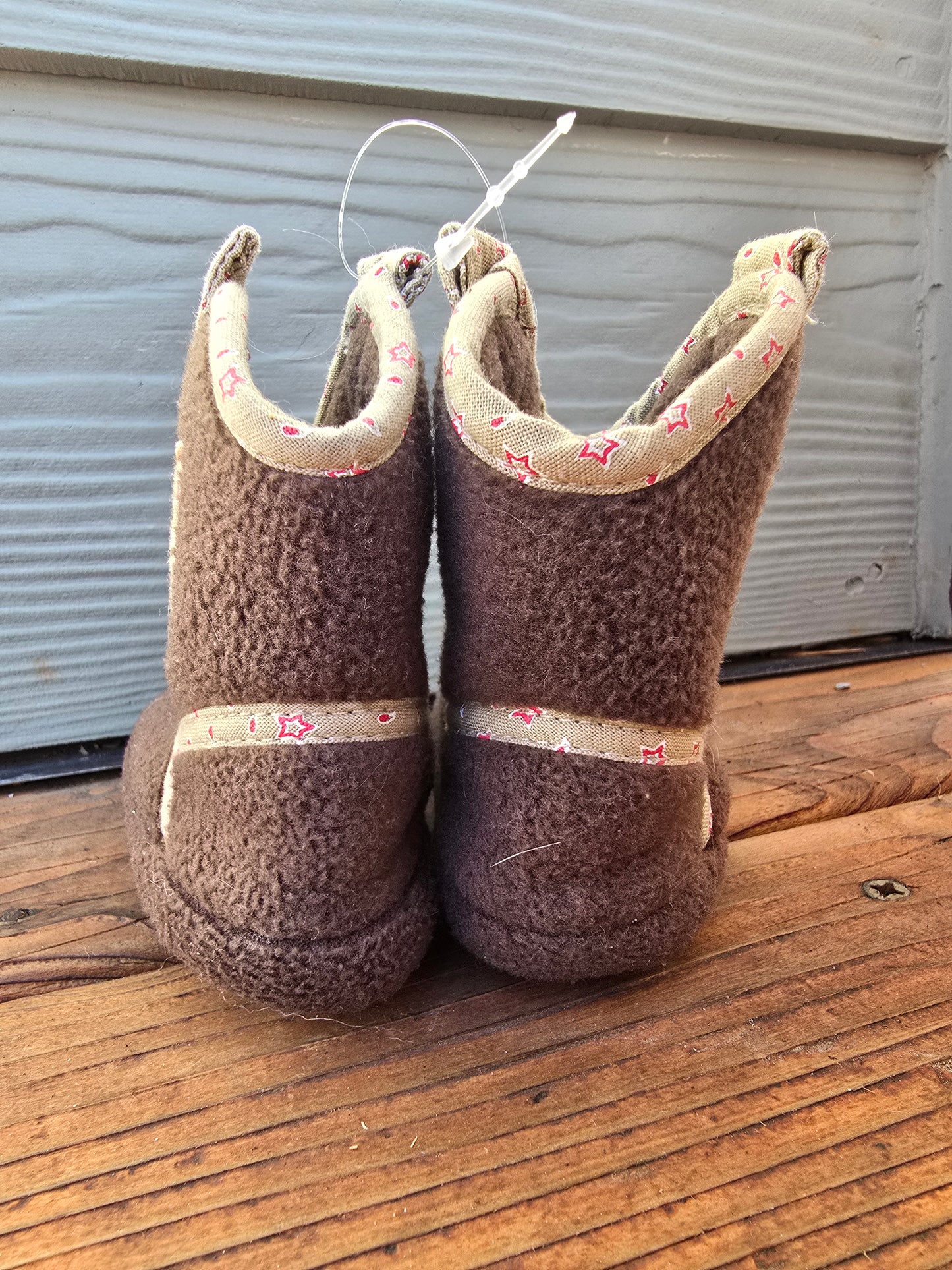 Cowboy Boot Slipper Booties-3INF