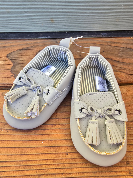 First Steps Gray Moccasins-2INF