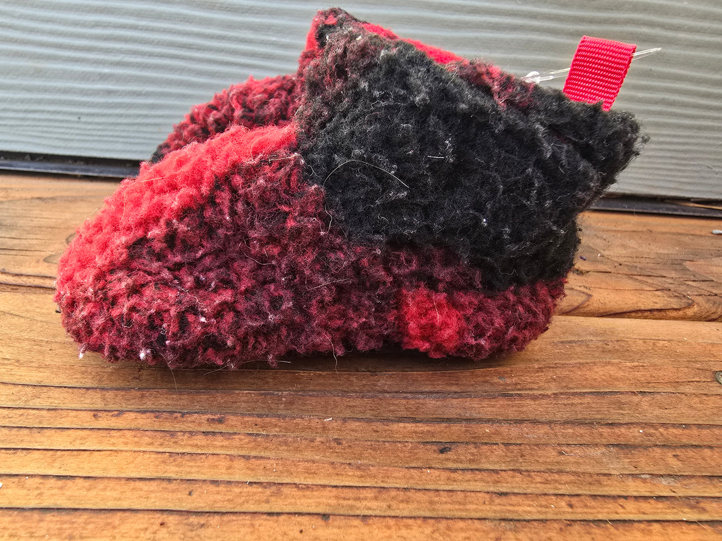 Buffalo Plaid Slipper Booties-1INF