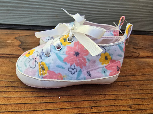 Child Of Mine Floral Tennis Shoes-1INF