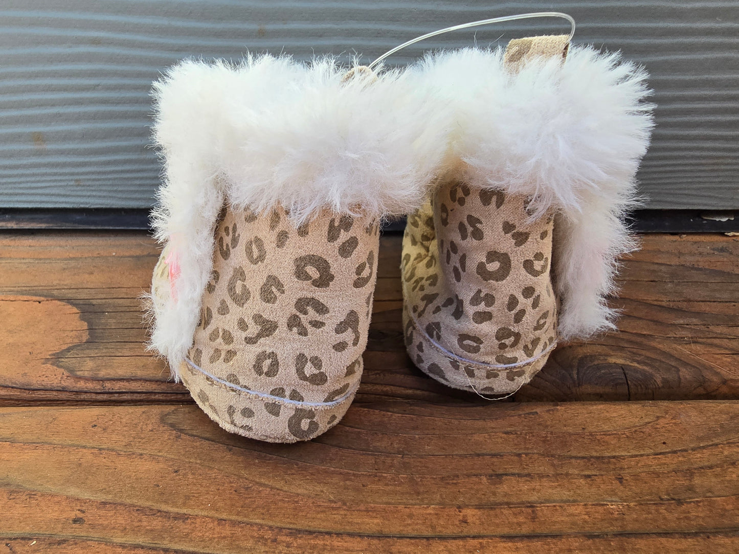 Child Of Mine Leopard Booties-1INF