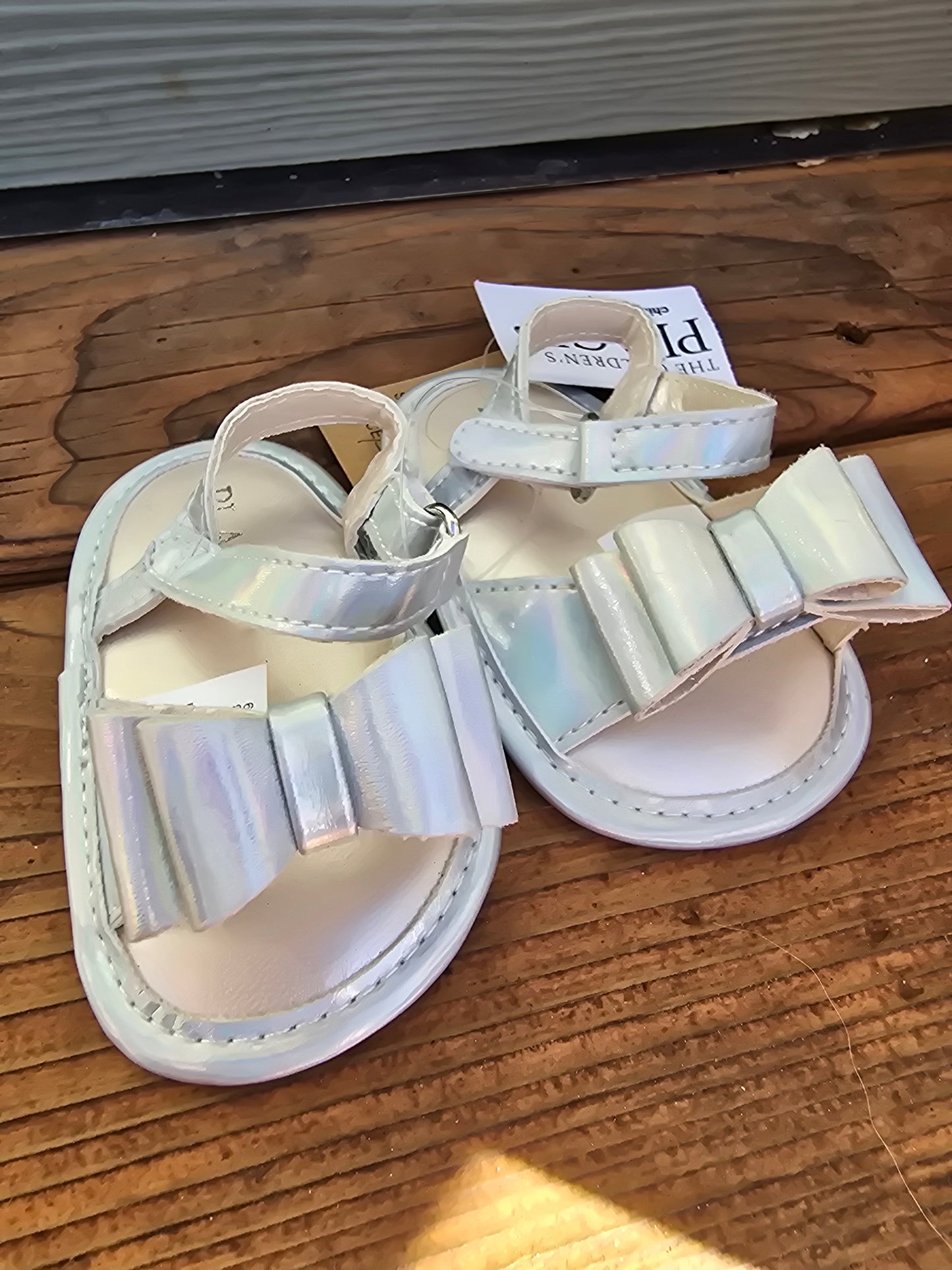 NWT The Children's Place Iridescent Sandal-1INF