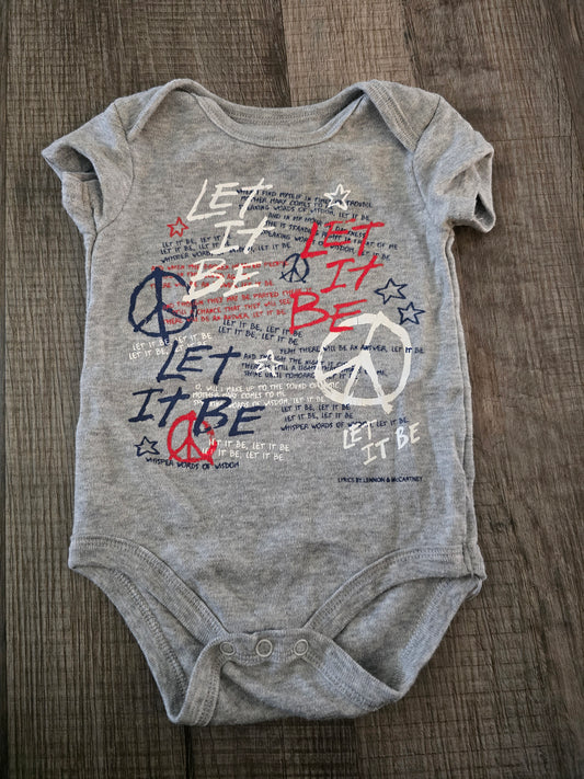 Lennon&McCartney Let It Be Onesie-3/6M