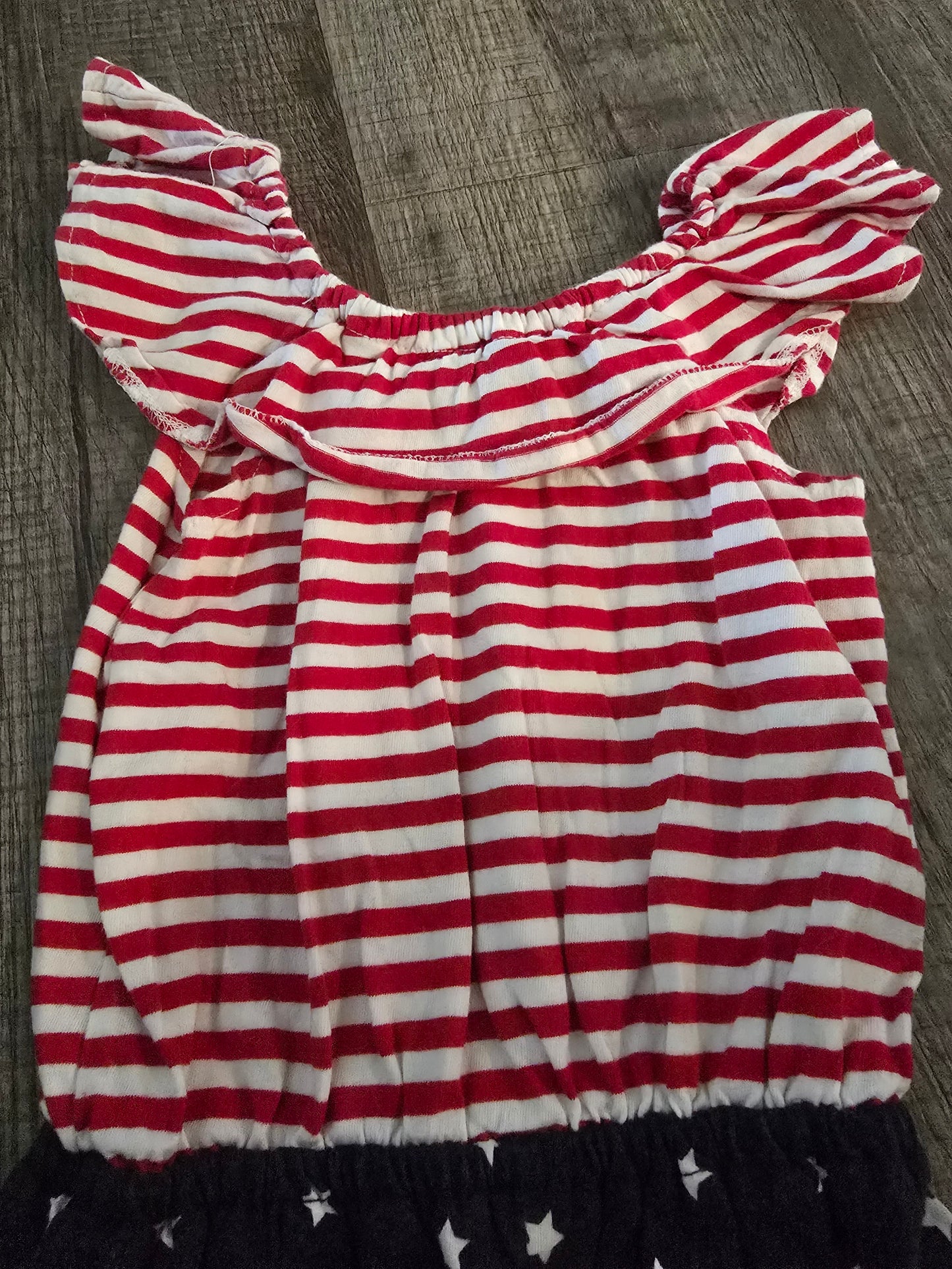 The Children's Place American Flag Romper-2T