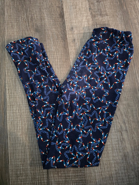 LulaRoe American Stars Leggings-7/10