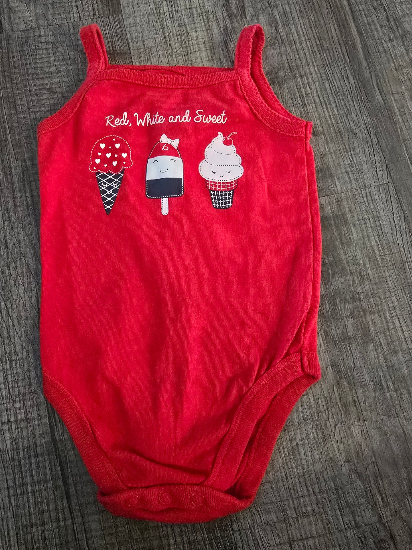 Garanimals 4th of July Onesie-6/9M