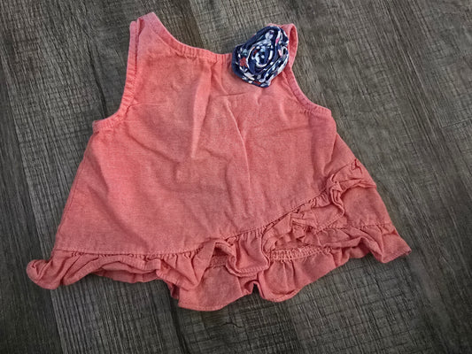 Penny M Strawberry Red Tank-6/9M