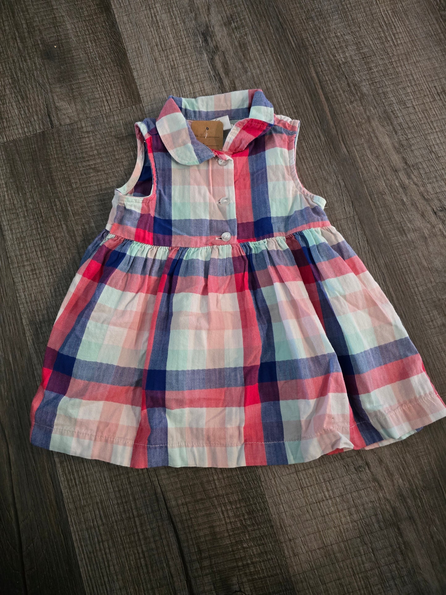 H&M Plaid Dress-6M