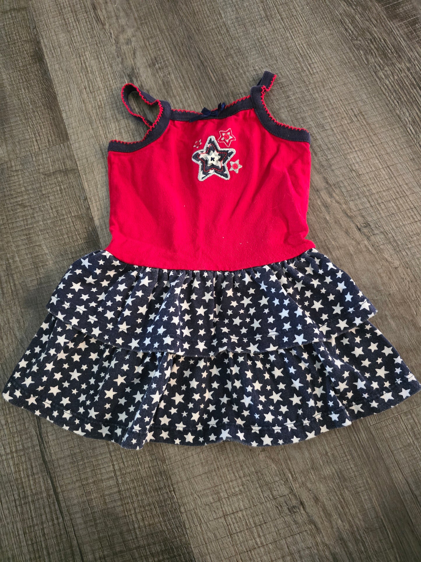 HealthTex Patriotic Stars Dress-18M