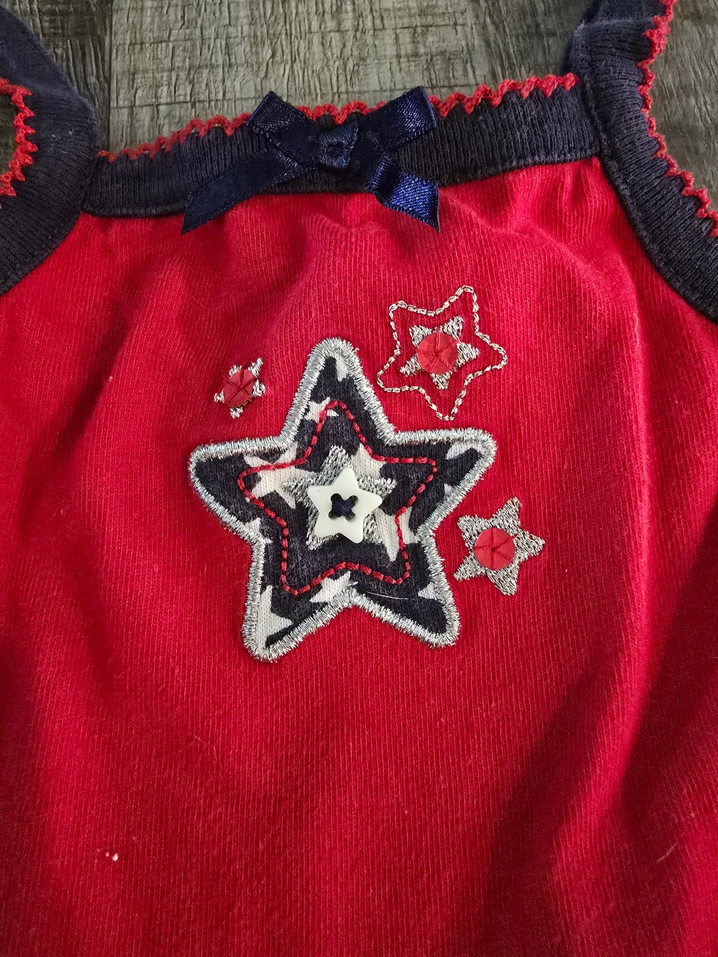 HealthTex Patriotic Stars Dress-18M