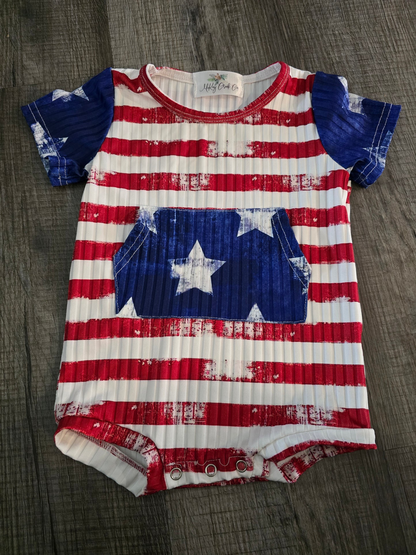 McKay Creek Co American Flag Jumper-6/12M