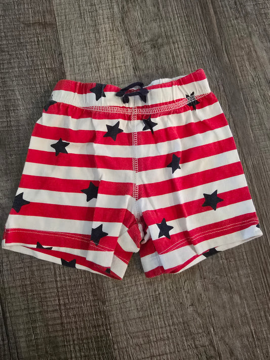 Carter's Patriotic Pull-On Shorts-6/9M