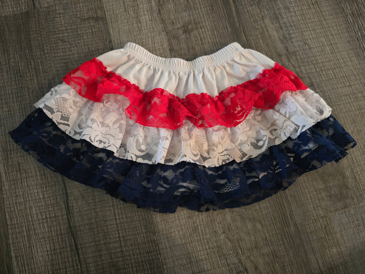 Patriotic Lace Skirt-18M