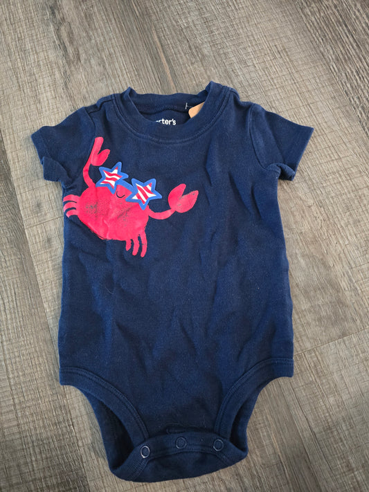 Carter's Crab Onesie-6/9M