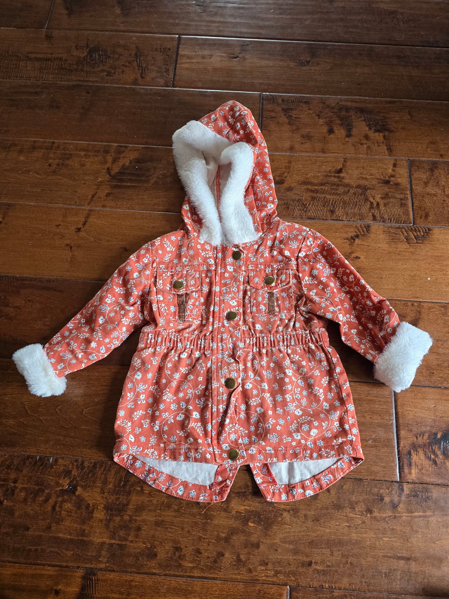 Little Lass Hooded Jacket-18M