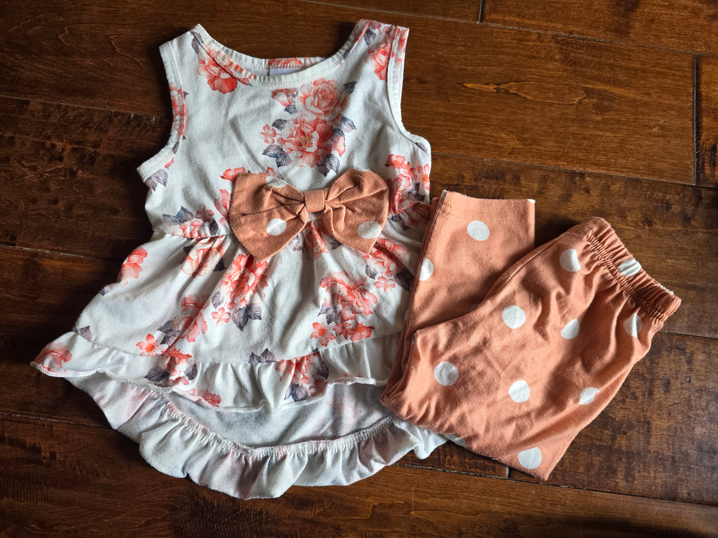 Floral and Polka Dot Set-6/9M