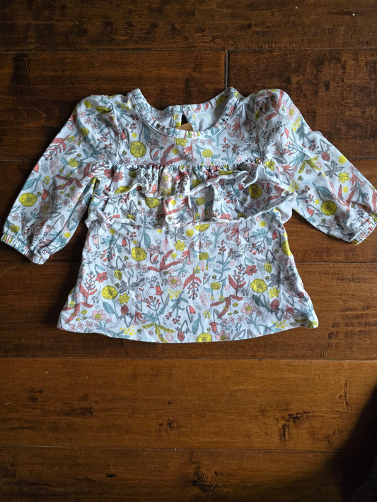 Just One You Floral Top-6M