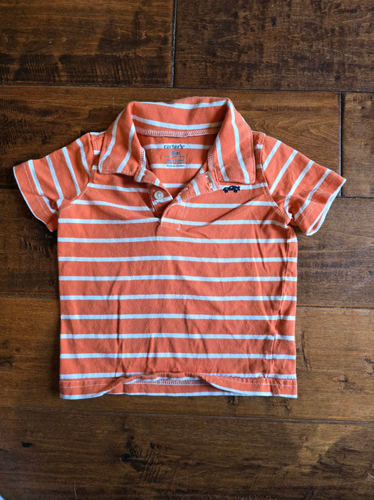 Carter's Orange Polo-18M