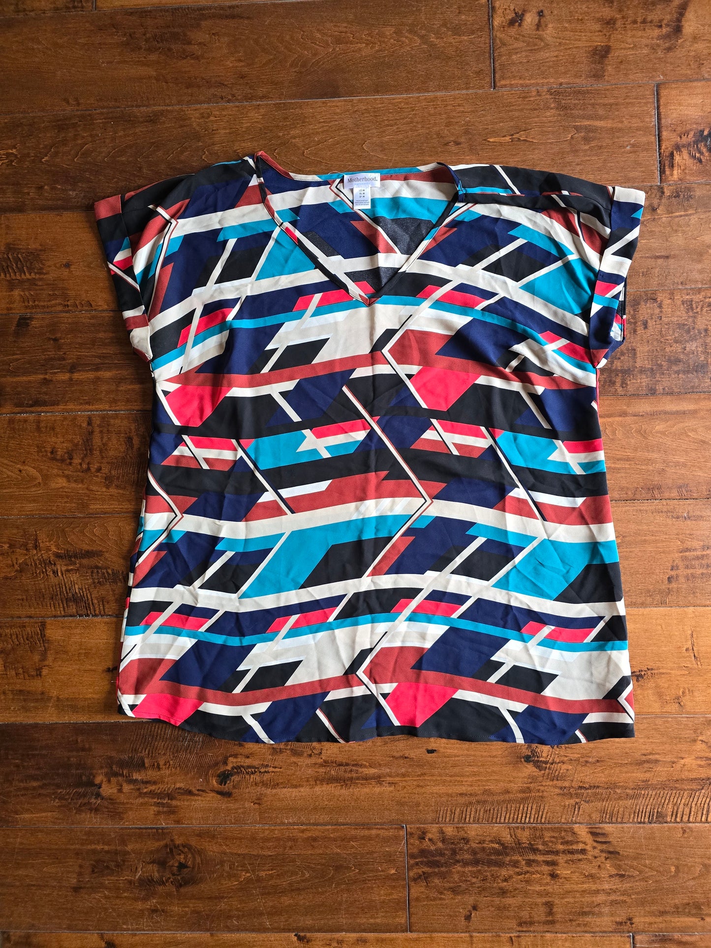 Motherhood Maternity Colorful Blouse-M