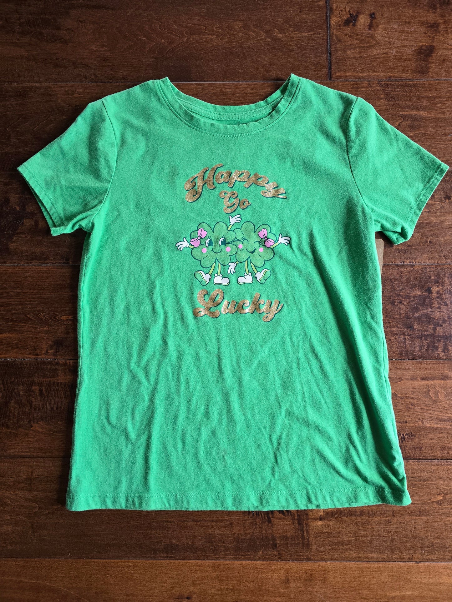 Wonder Nation Happy Go Lucky Graphic T-Shirt-14/16