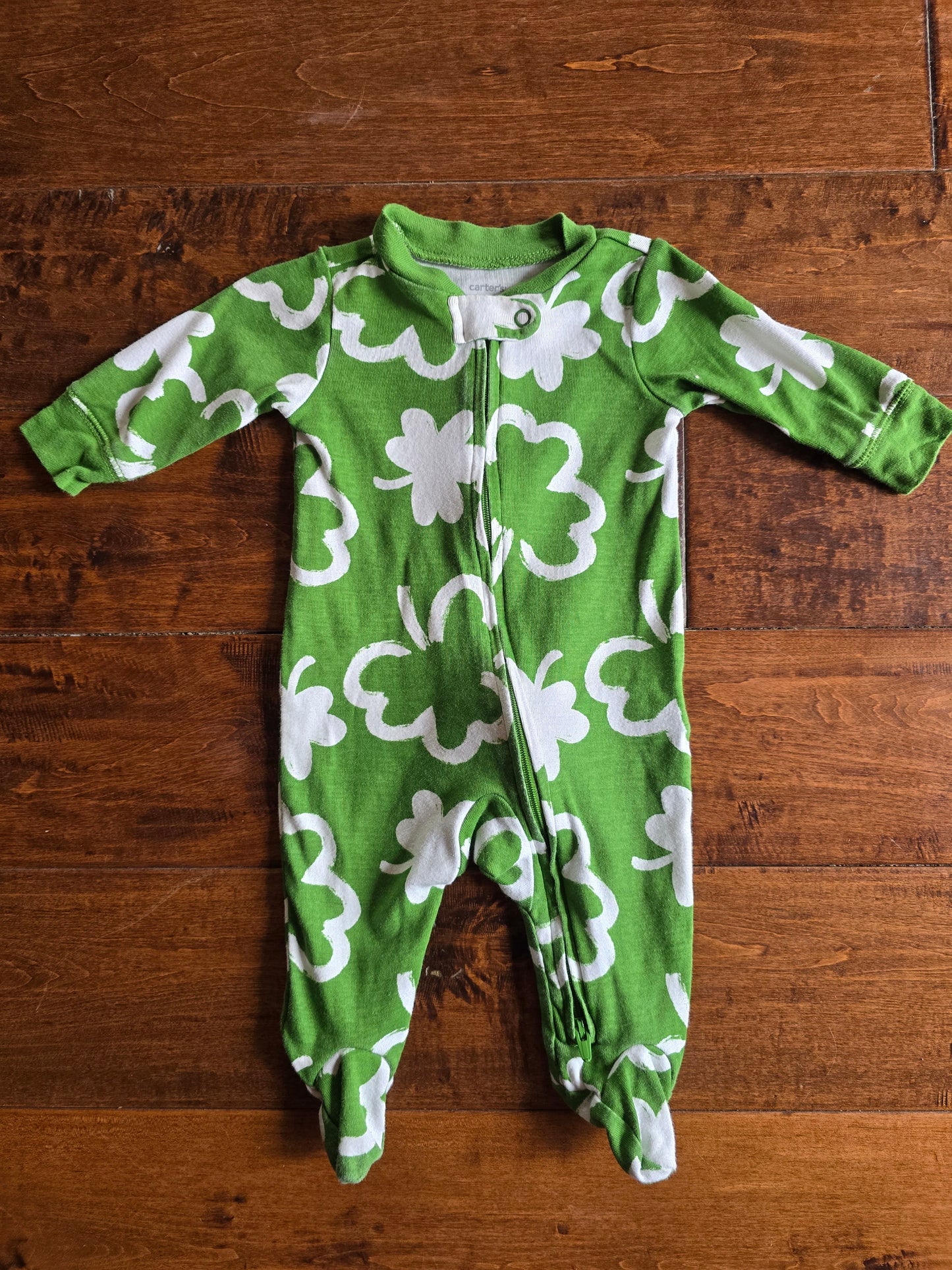 Carter's Four Leaf Clover Sleeper-3M