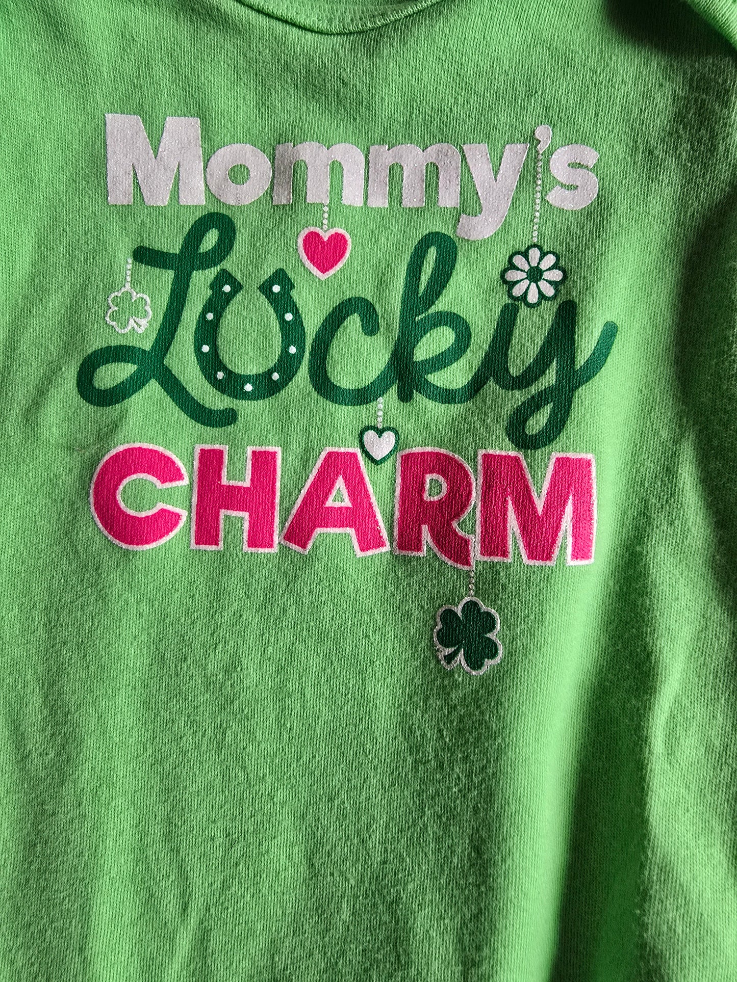 'Mommy's Lucky Charm Onesie-0/3M