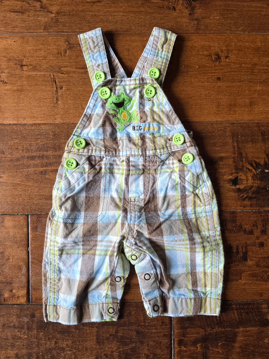 Child of Mine Frog Overalls-NB
