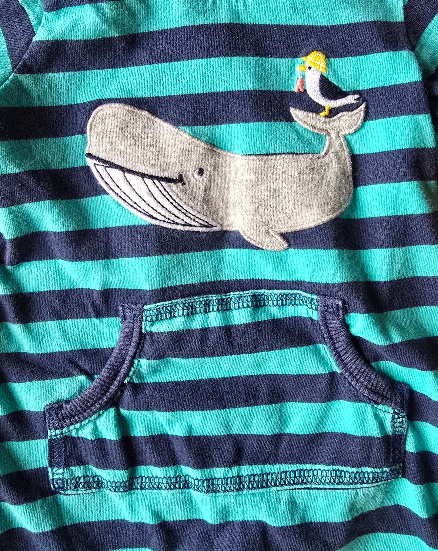 Carter's Whale Hooded Jumper-6M