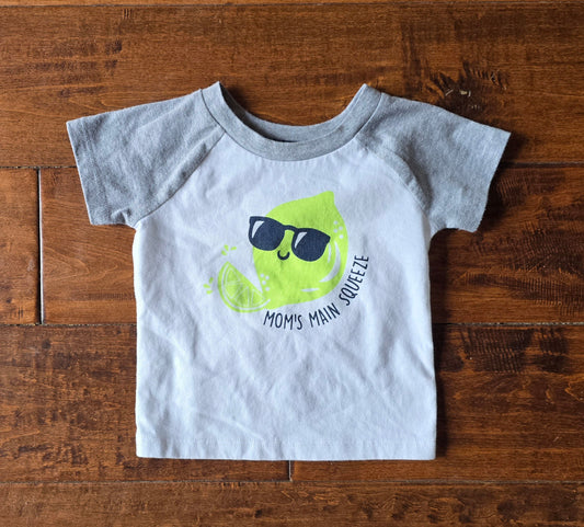 Okie Dokie Mom's Lime T-Shirt-3M