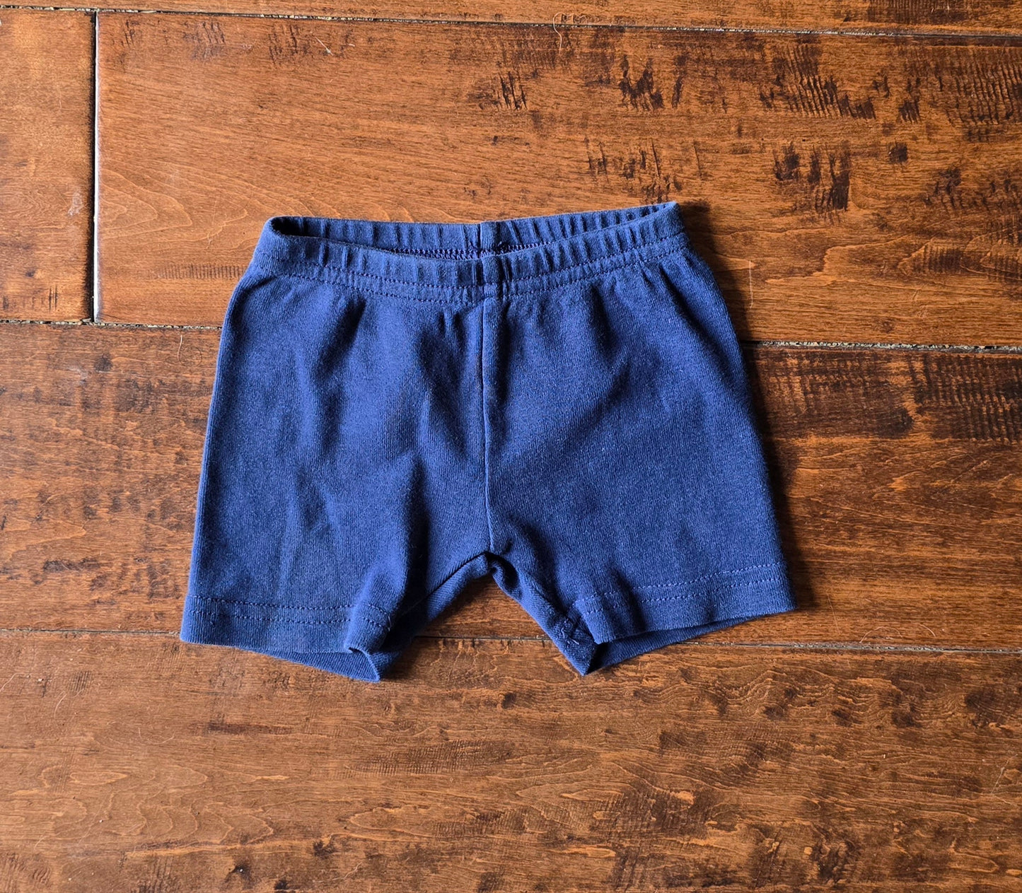 Carter's Navy Cotton Pull On Shorts-6M