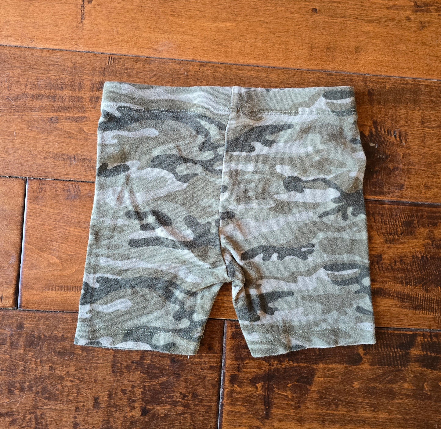 Camo Cotton Pull On Shorts-2T