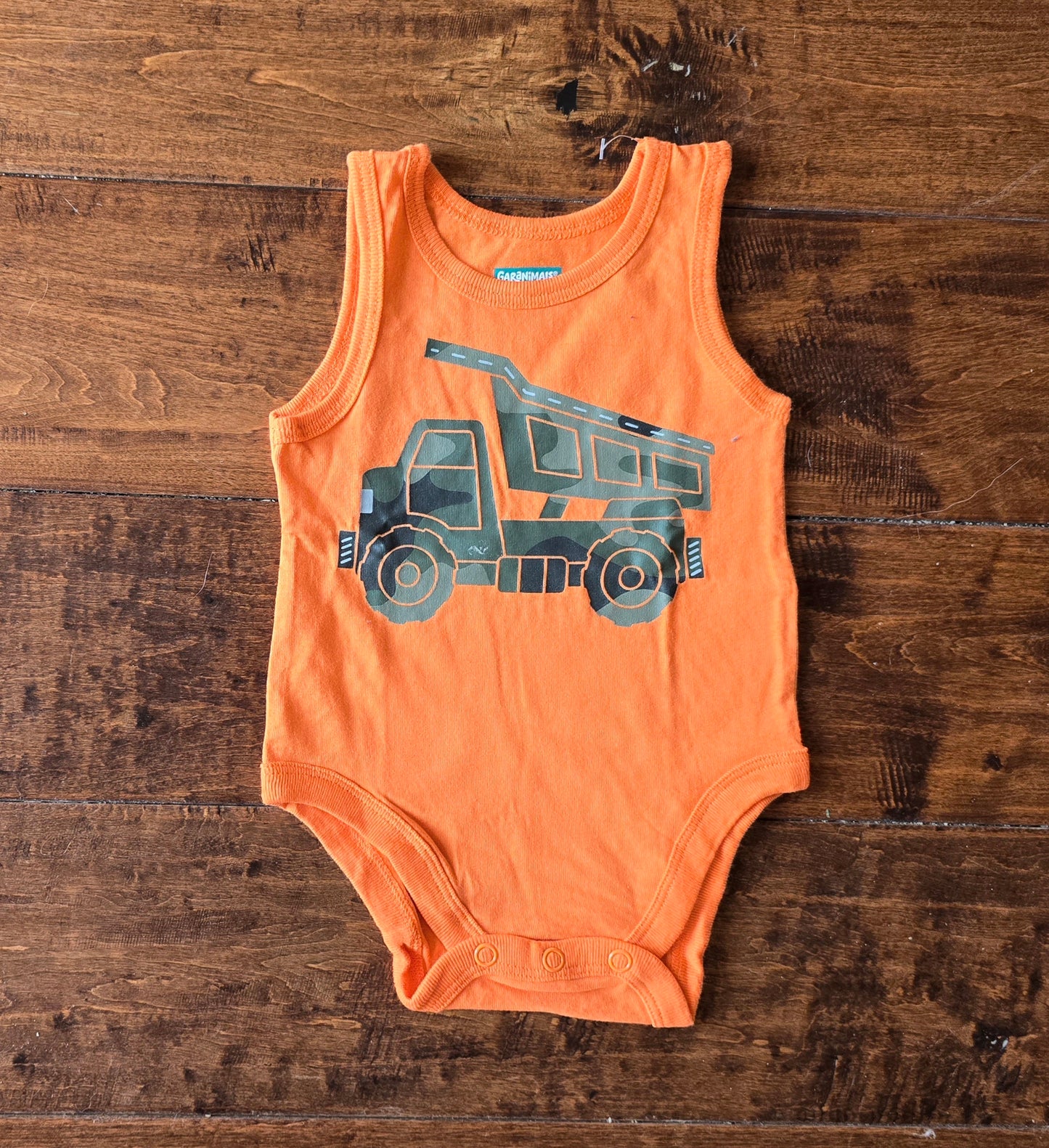 Garanimals Dump Truck Tank Onesie-0/3M