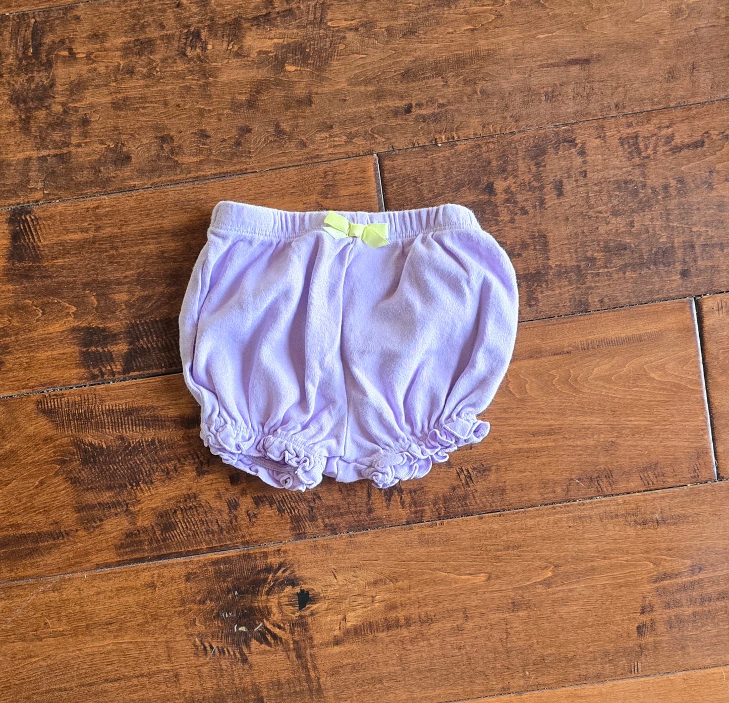 Faded Glory Purple Bloomers-3/6M