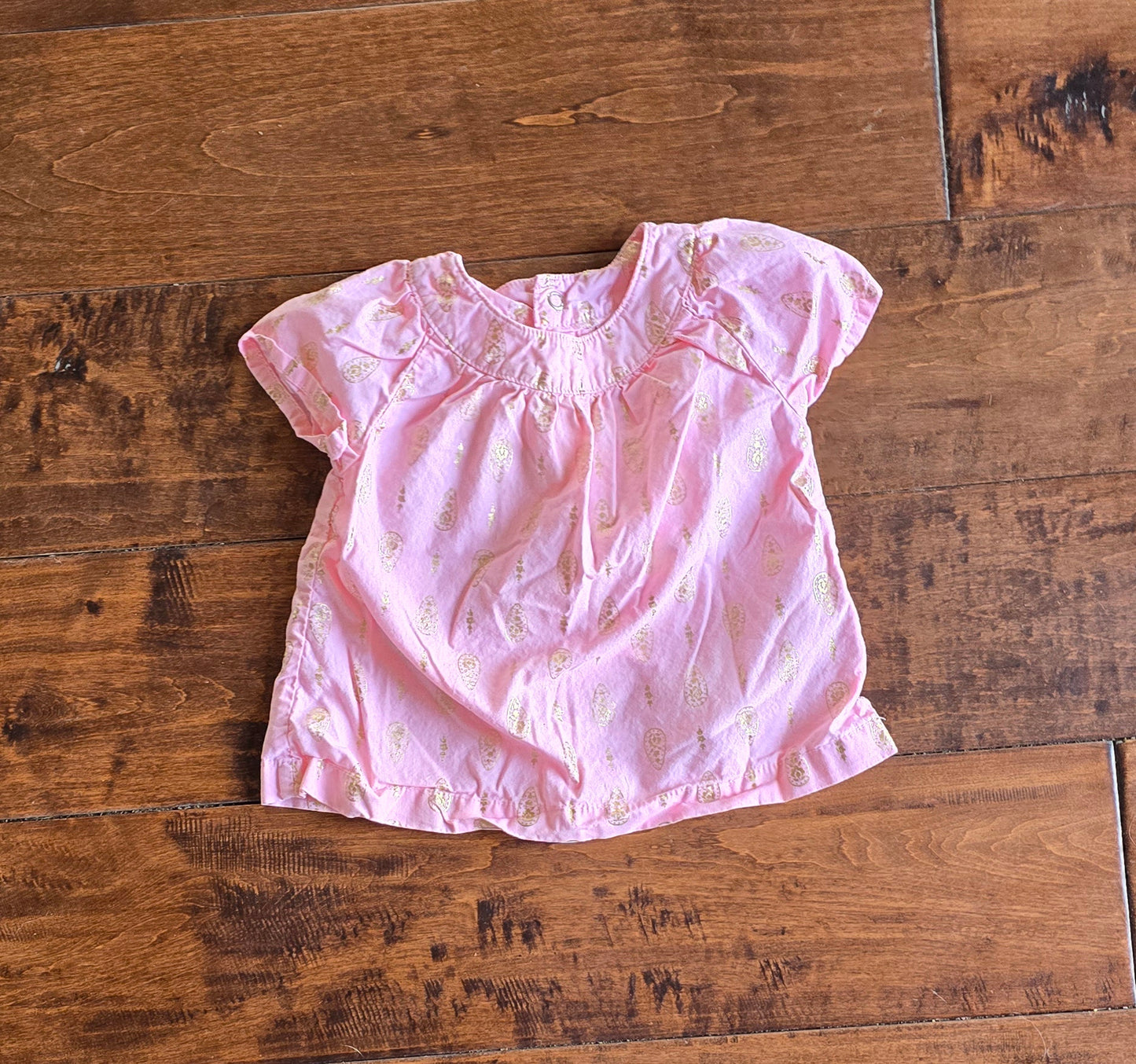 Just One You Pink Blouse-6M