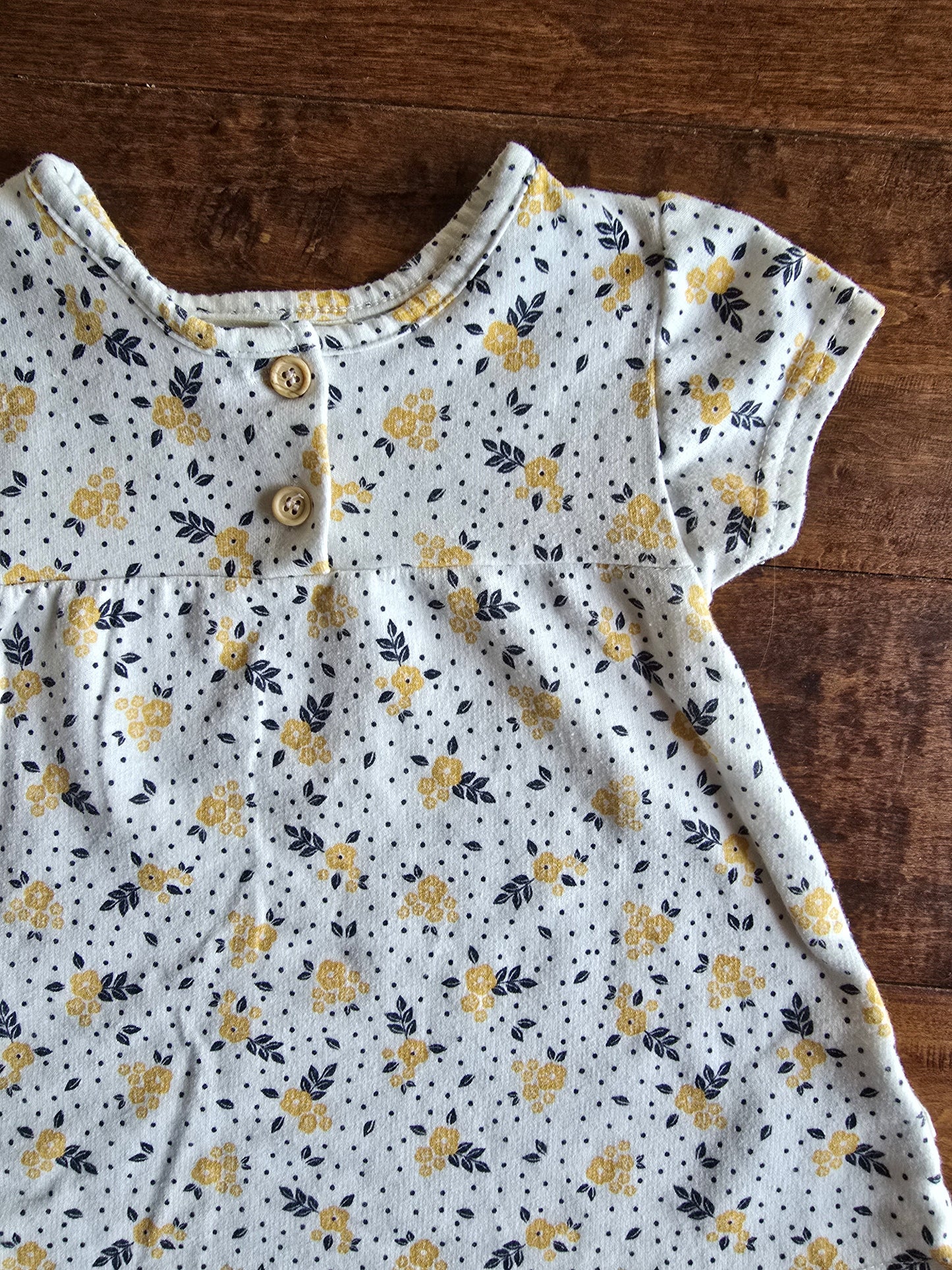 Kit&Pearl Floral Casual Dress-12M