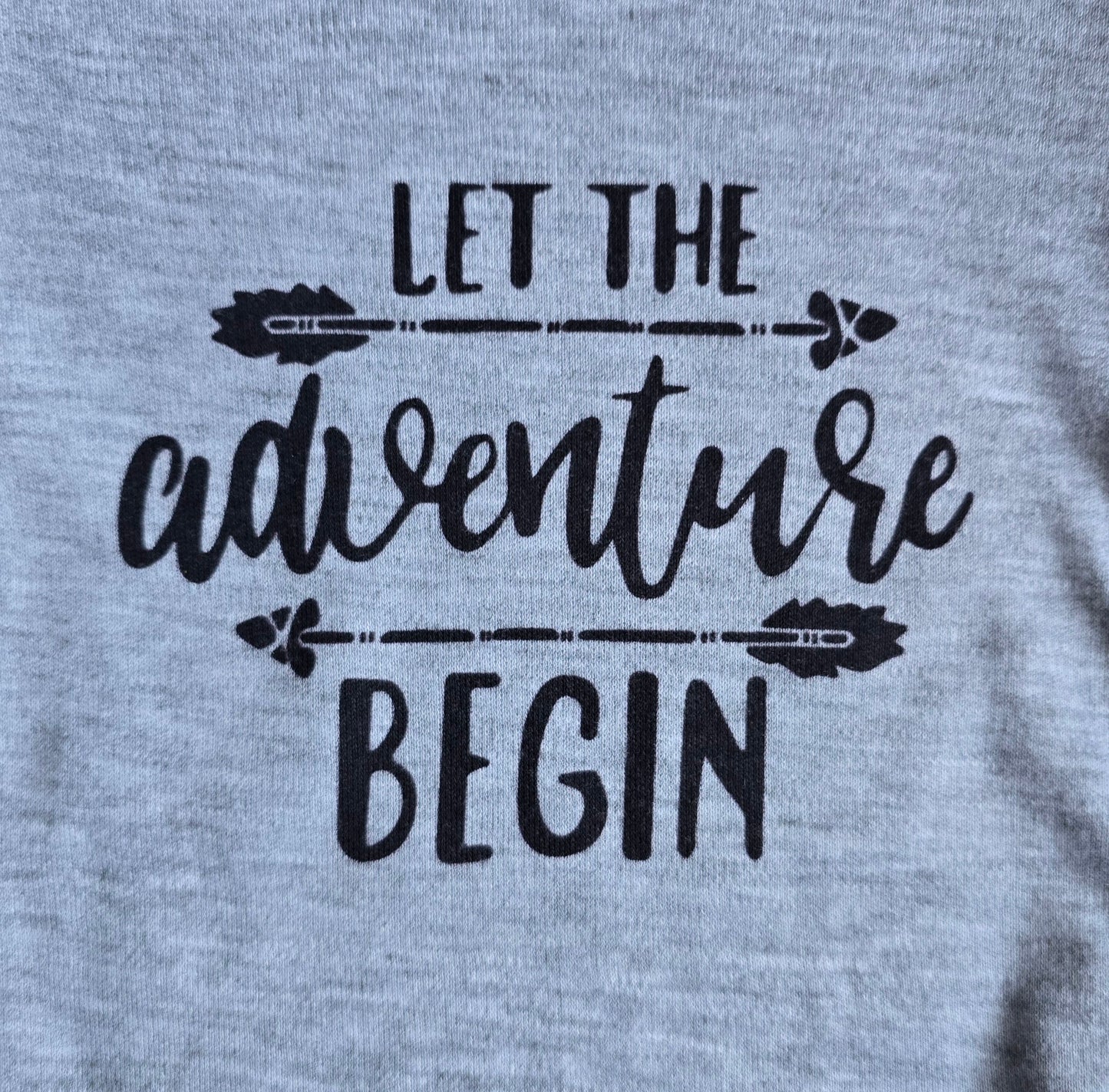 Gray Adventure Onesie-0/3M