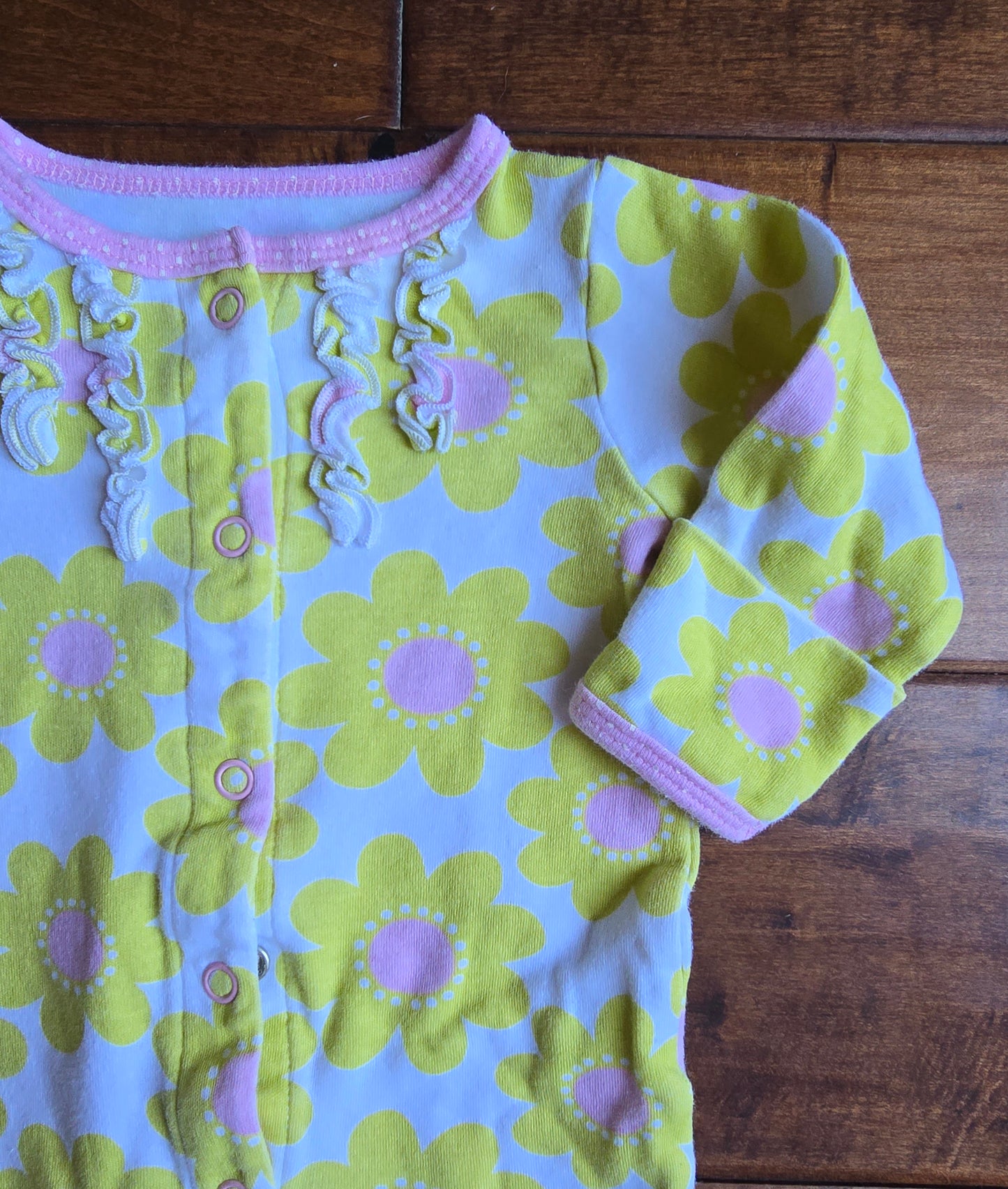 Carter's Flower Sleeper-NB