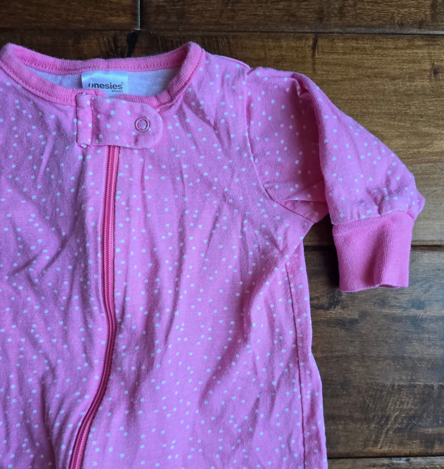 Onesies Brand Small Dot Sleeper-NB