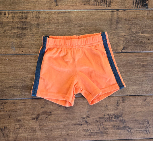 Garanimals Orange Pull On Shorts-0/3M