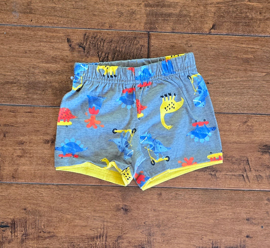 Garanimals Dinosaur Pull On Shorts-0/3M