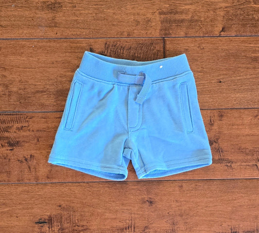 Garanimals Light Blue Pull On Shorts-0/3M