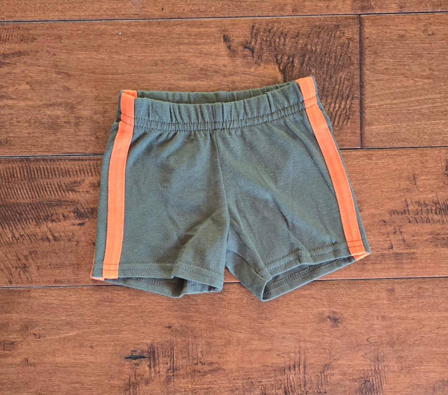 Garanimals Forest Green Pull On Shorts-0/3M