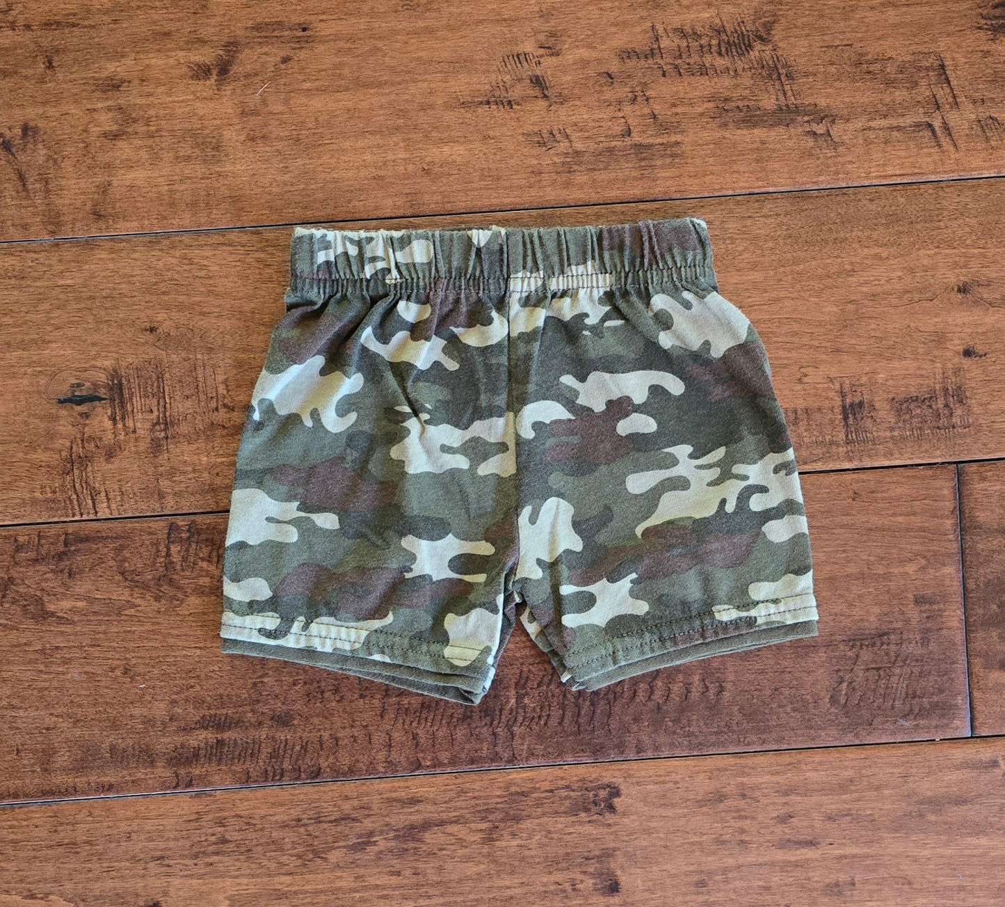 Garanimals Green Camo Pull On Shorts-0/3M